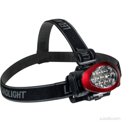 GoGreen Power 10 LED Headlight, Red, GG-113-10HLRD 553328911